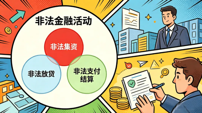 ▲課堂上，教同學們如何分辨非法金融活動與非法集資的區別。